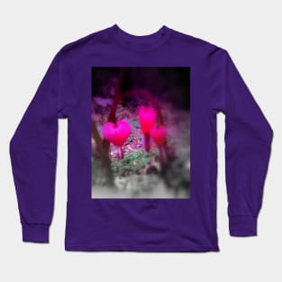 red bleeding hearts #4, tinted Long Sleeve T-Shirt